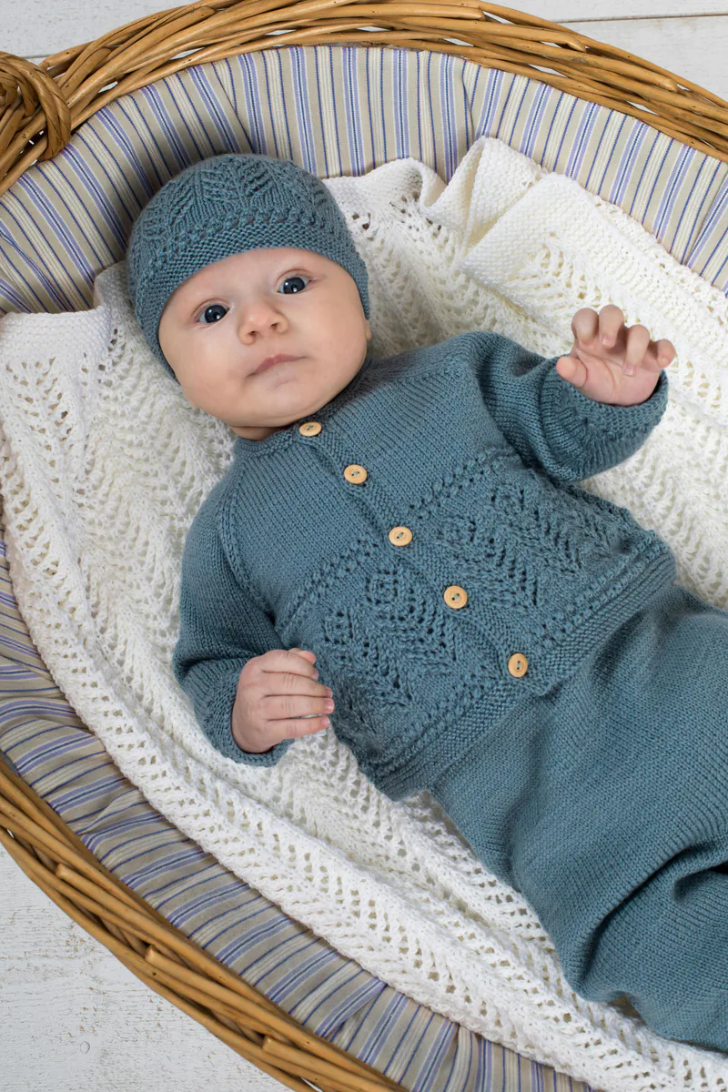 Millian & Milla Blå Hentesett m/Teppe fra HoY