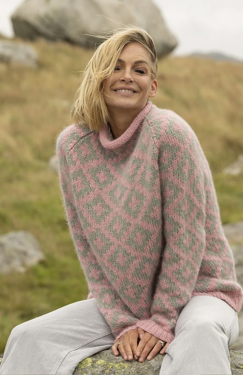 Veslemøy Rosa Genser fra Viking