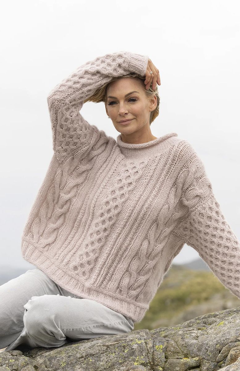 Jærbu Pudder Genser fra Viking