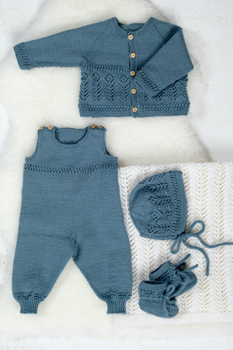 Millian & Milla Blå Hentesett m/Teppe fra HoY