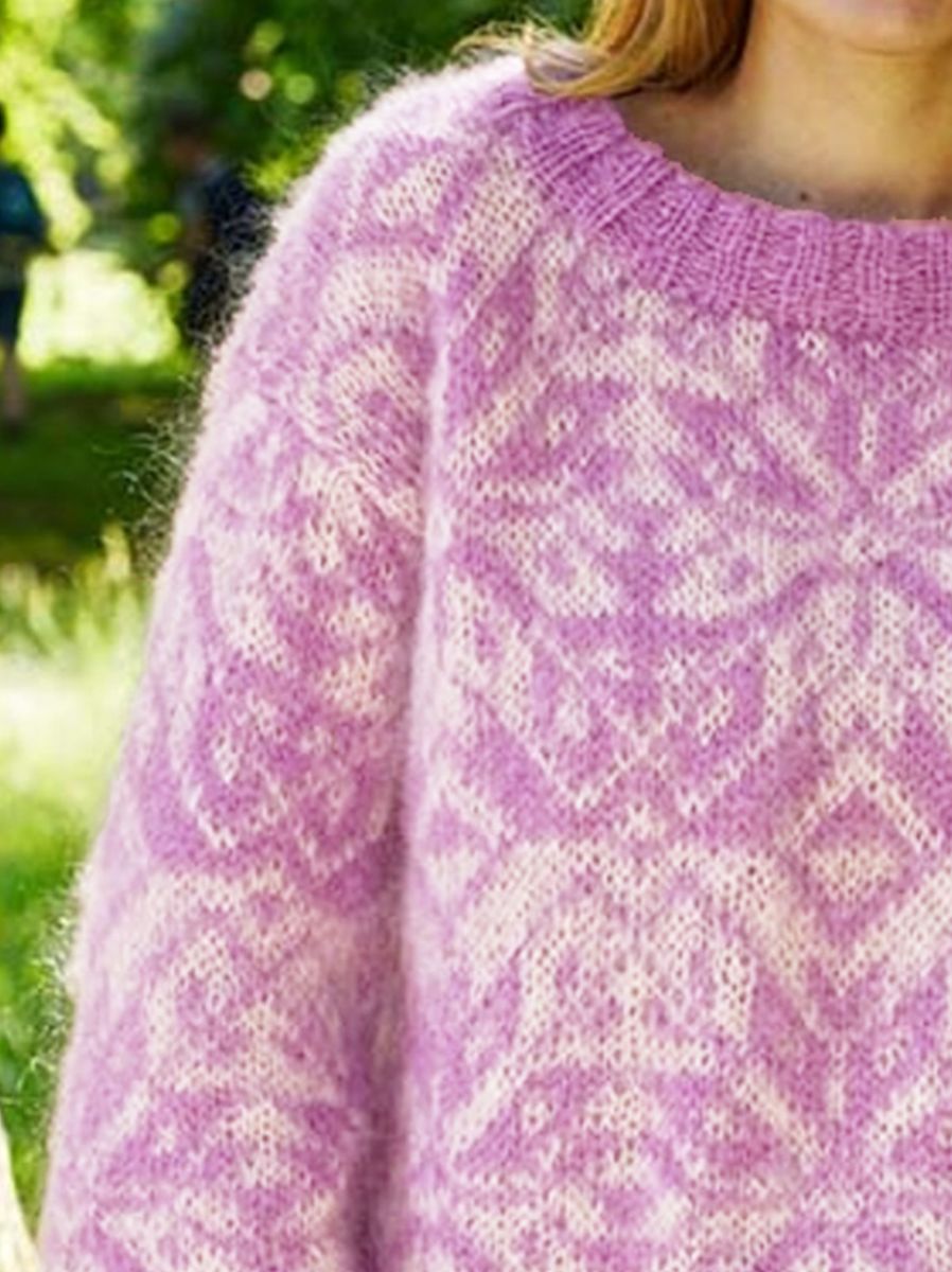 Genser m/mønster by Permin