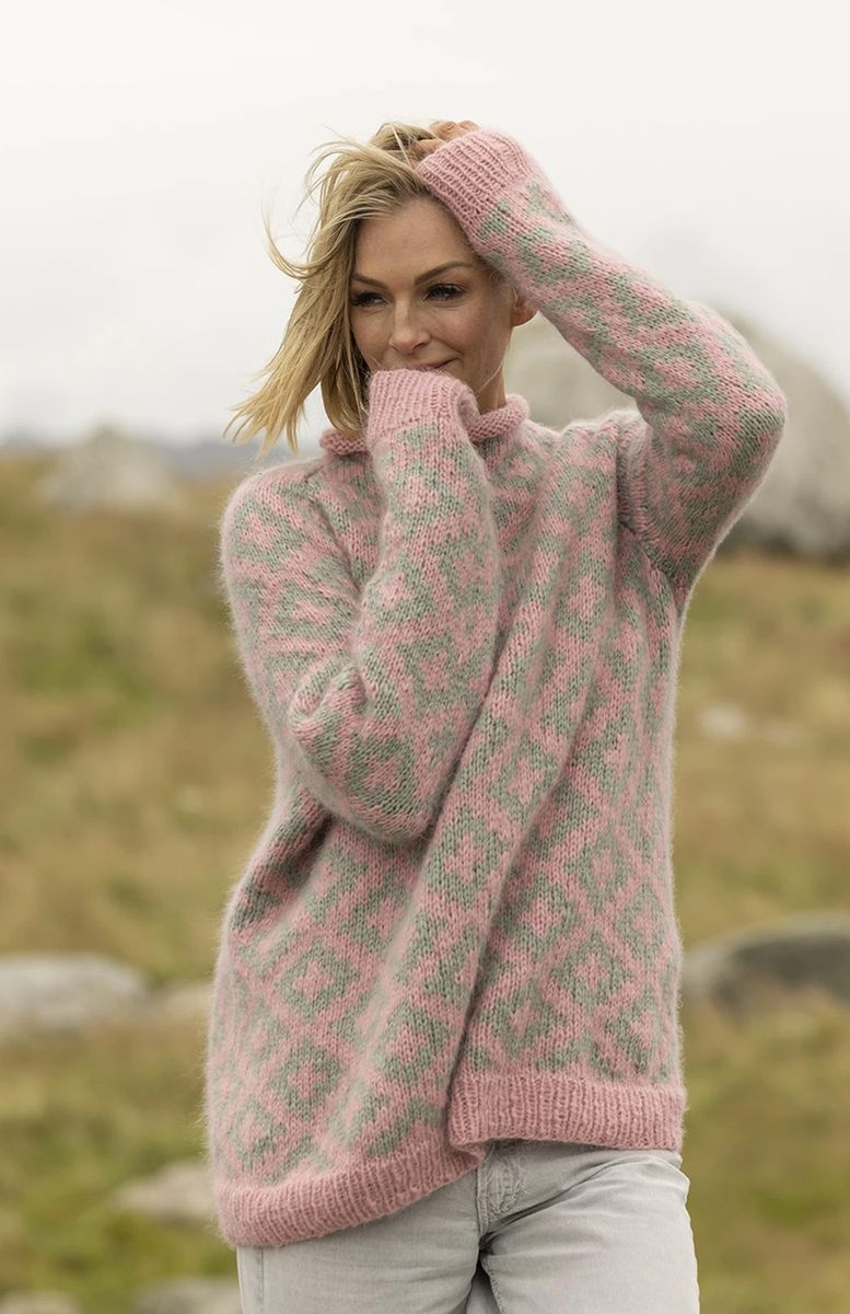 Veslemøy Rosa Genser fra Viking